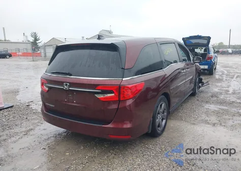 2021 Honda Odyssey Ex z USA, uszkodzony, nr VIN 5FNRL6H55MB016347